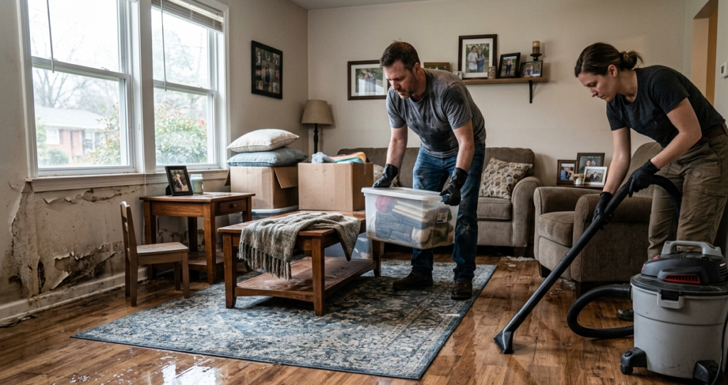 Water Damage in Your Home? Here's What to Do in the First 24 Hours